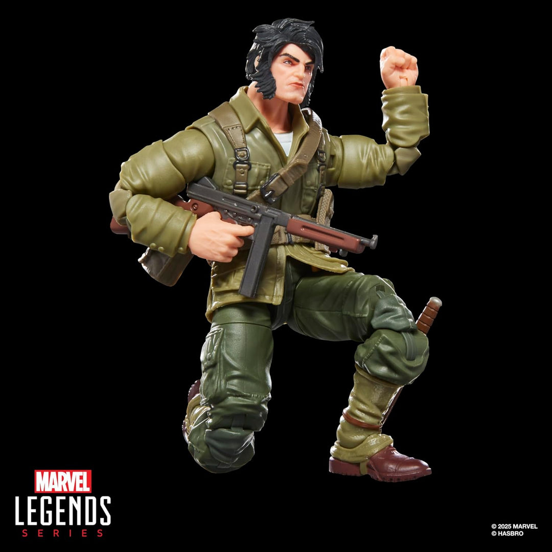 Marvel Legends Series Wolverine (WWII Logan) X-Men Comics Action-Figur, Wolverine