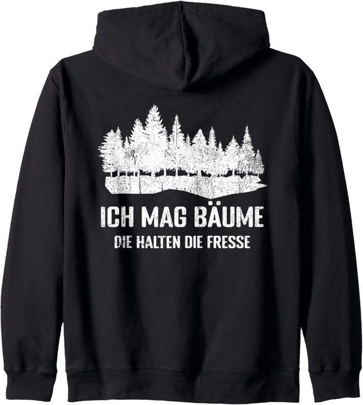 Ich mag Bäume Kapuzenjacke