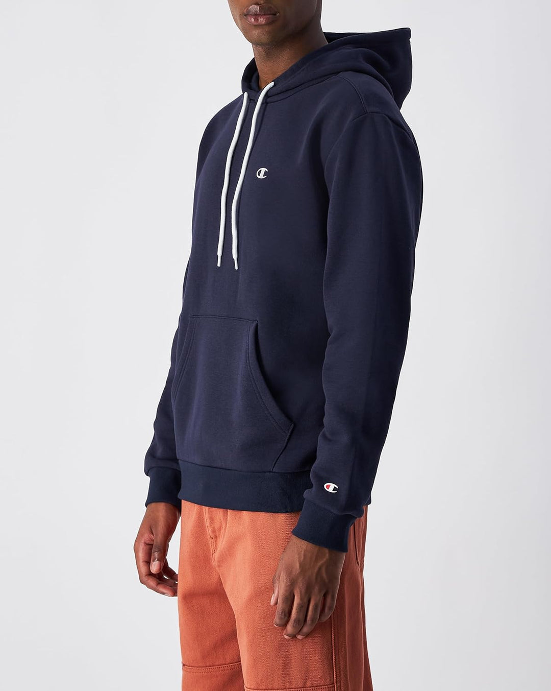 Champion Herren Legacy Basics-Powerblend Fleece Kapuzenpullover, Marineblau