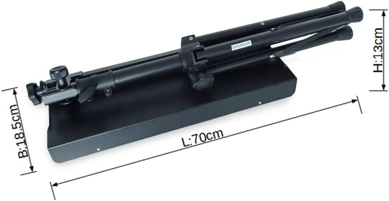 keepdrum MUS021 Orchester-Notenpult Notenständer + 2 Magnete