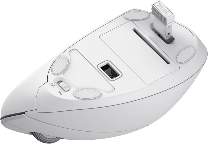 Trust Verto Kabellose Vertikale Maus, Wireless Ergonomische Maus, Vorbeugung Gegen Mausarm/Tennisarm