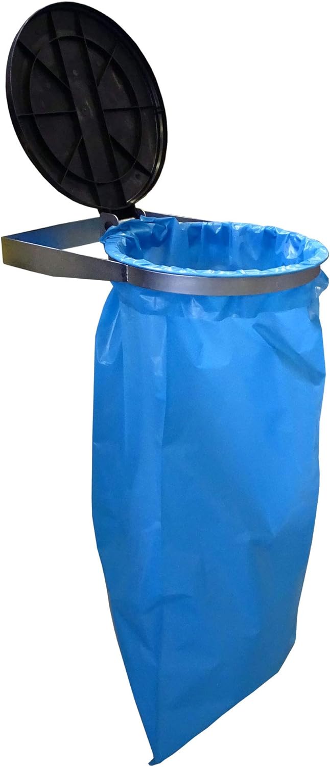 QUICK STAR 2 Stück Müllsack Wandhalter 120 Liter Ständer Müllbeutelhalter Müllsackhalter Abfallbehäl