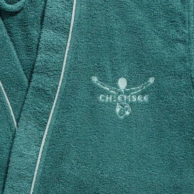 Chiemsee Bademantel Venice im Kimono-Stil für Damen und Herren aus weicher Baumwolle | Grösse L | Sm