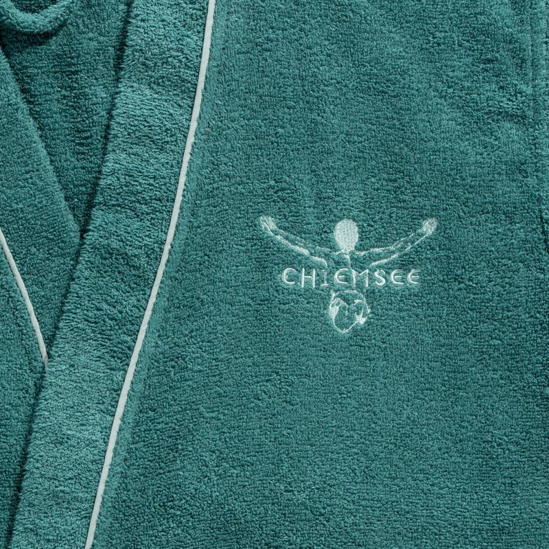 Chiemsee Bademantel Venice im Kimono-Stil für Damen und Herren aus weicher Baumwolle | Grösse L | Sm