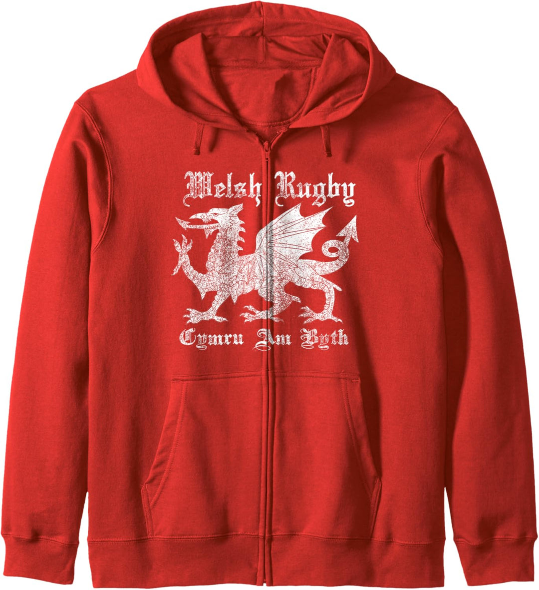 Vintage Welsh Rugby Shirt or Gift | Wales Rugby Football Top Kapuzenjacke