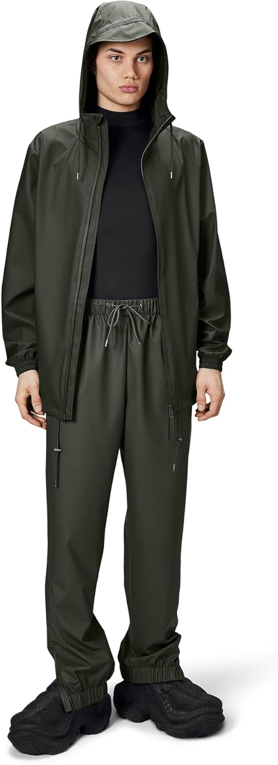 RAINS Unisex Stormbreaker Regenjacke, S Grün