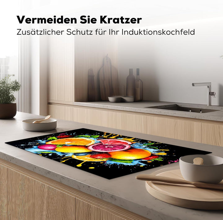 Herdabdeckplatte 90x52 cm Einteilig Abdeckplatten Cerankochfeld Abdeckung Ceranfeld Herdplattenabdec
