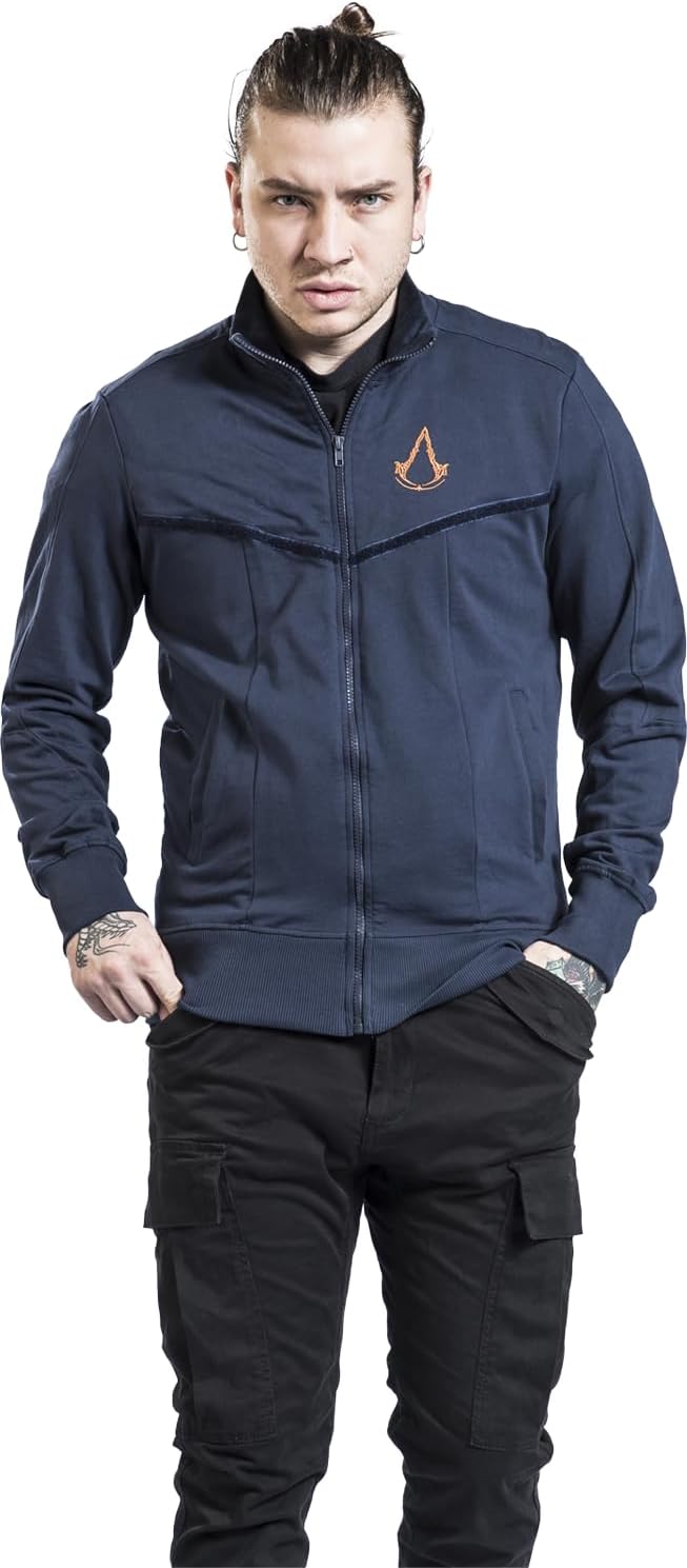 Assassin's Creed Mirage - Hero Männer Kapuzenpullover blau Fan-Merch, Gaming M Blau, M Blau