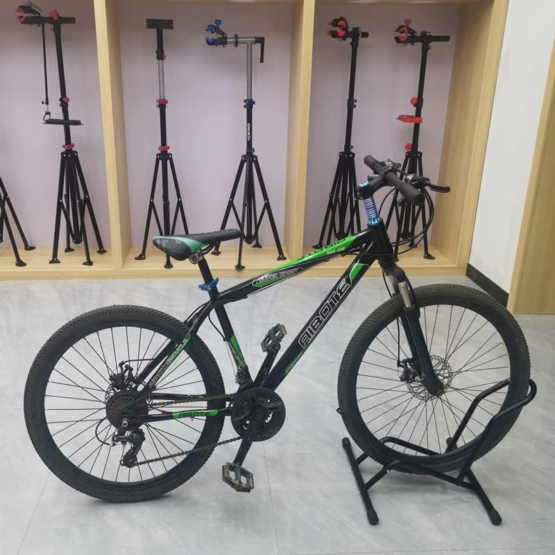 Herrselsam 2 Stücke Fahrradständer Boden, Freistehender Fahrradständer 16 bis 29 Zoll, Freistehender