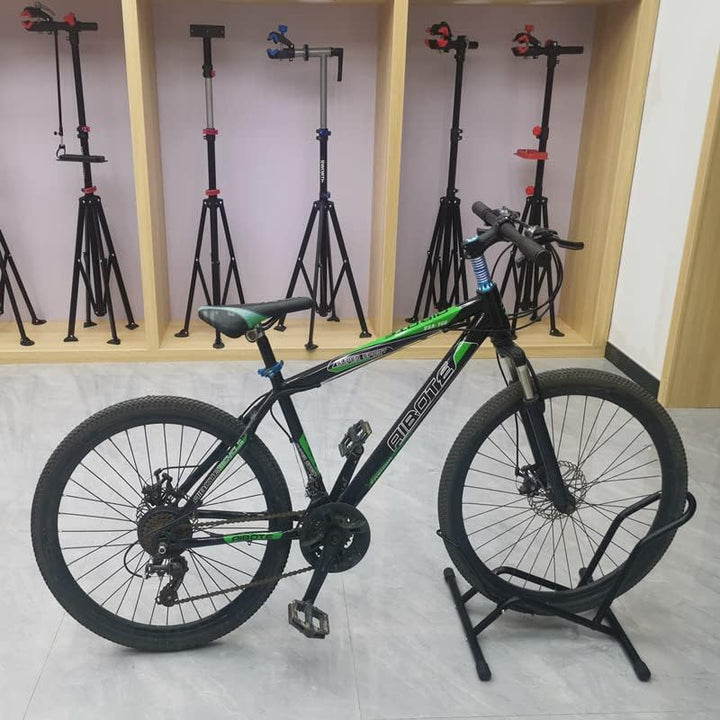 Herrselsam 2 Stücke Fahrradständer Boden, Freistehender Fahrradständer 16 bis 29 Zoll, Freistehender