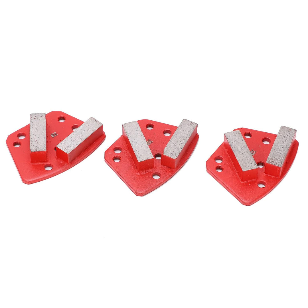 Diamant-Schleifschuhe, Trapez-Betonschneiden, 6 Löcher, gerade Zähne, Rot, 30#, Hochleistungs-, lebi