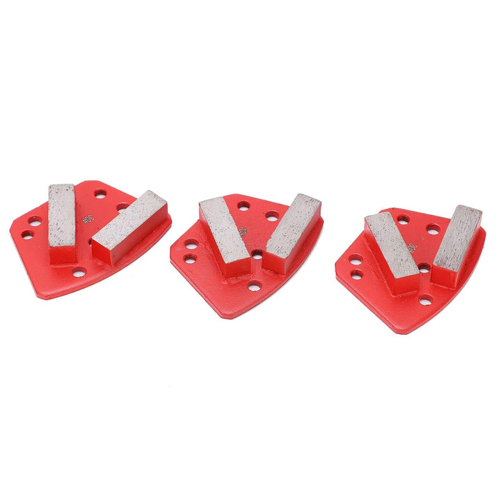 Diamant-Schleifschuhe, Trapez-Betonschneiden, 6 Löcher, gerade Zähne, Rot, 30#, Hochleistungs-, lebi