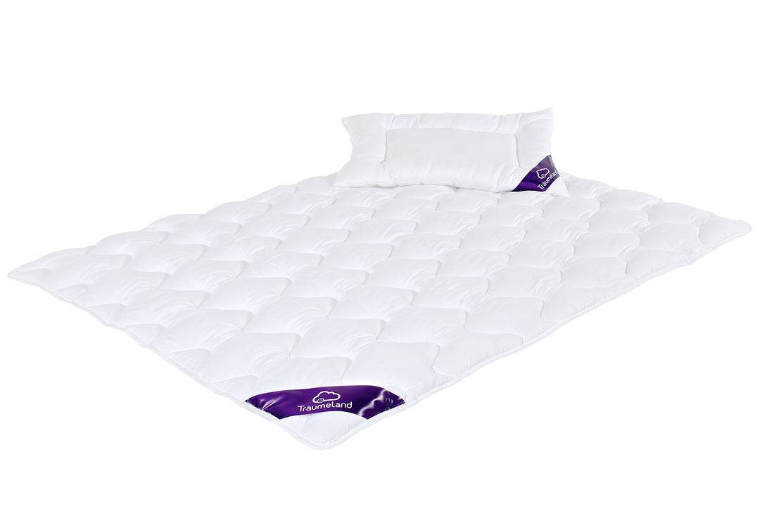 Träumeland T060303 Einziehdecken-Set Märchenweich: Decke (80 x 80 cm) und Kissen (35 x 40 cm)
