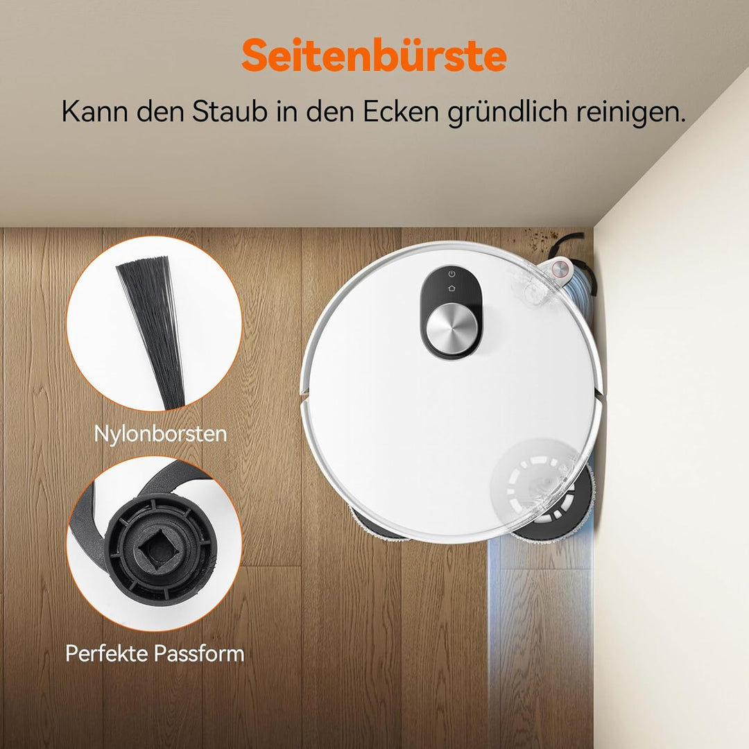 24 Stück Zubehör Set für Xiaomi Robot Vacuum 5/5 Pro Saugroboter, Ersatzteile mit 1 Anti-Tangle Haup