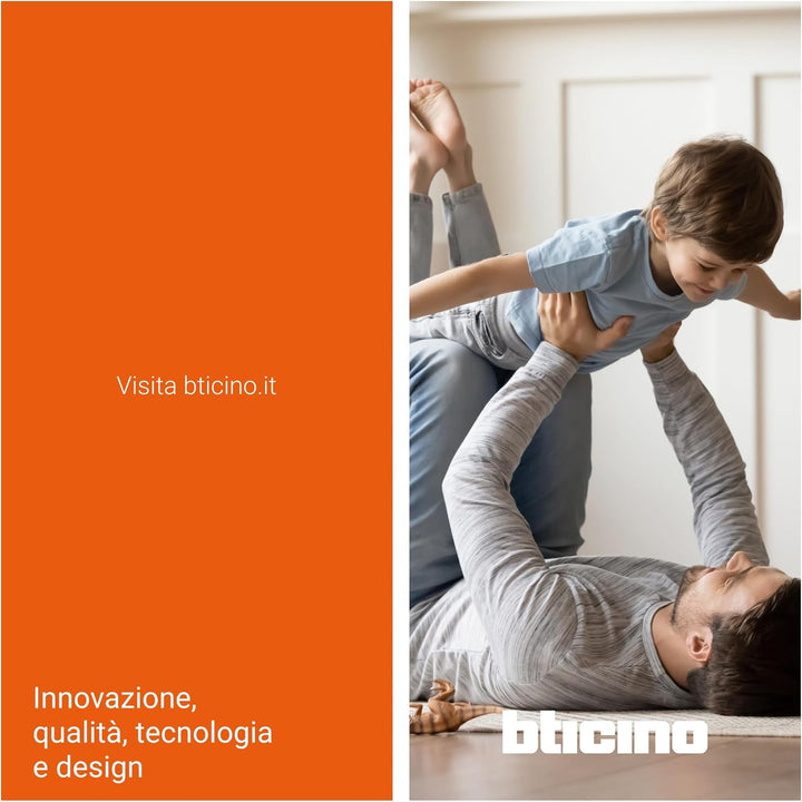 Bticino SXW8002W - Smarther2 mit Netatmo, Thermostat für Wandkessel, programmierbar, ON/OFF-Steuerun