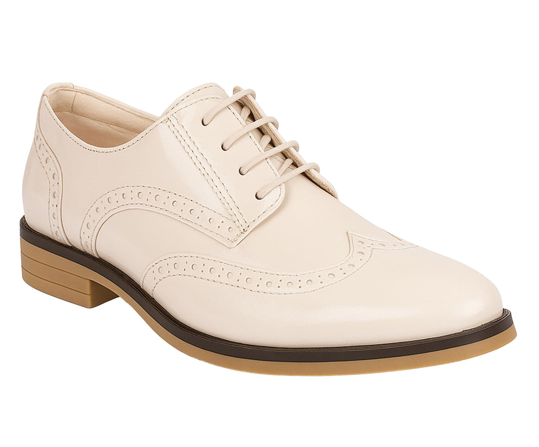 Jungen Kunstleder Lack Brogue Abendschuhe Schnürschuhe formelle Hochzeit Pagenkopf Schuhe 22 EU Elfe
