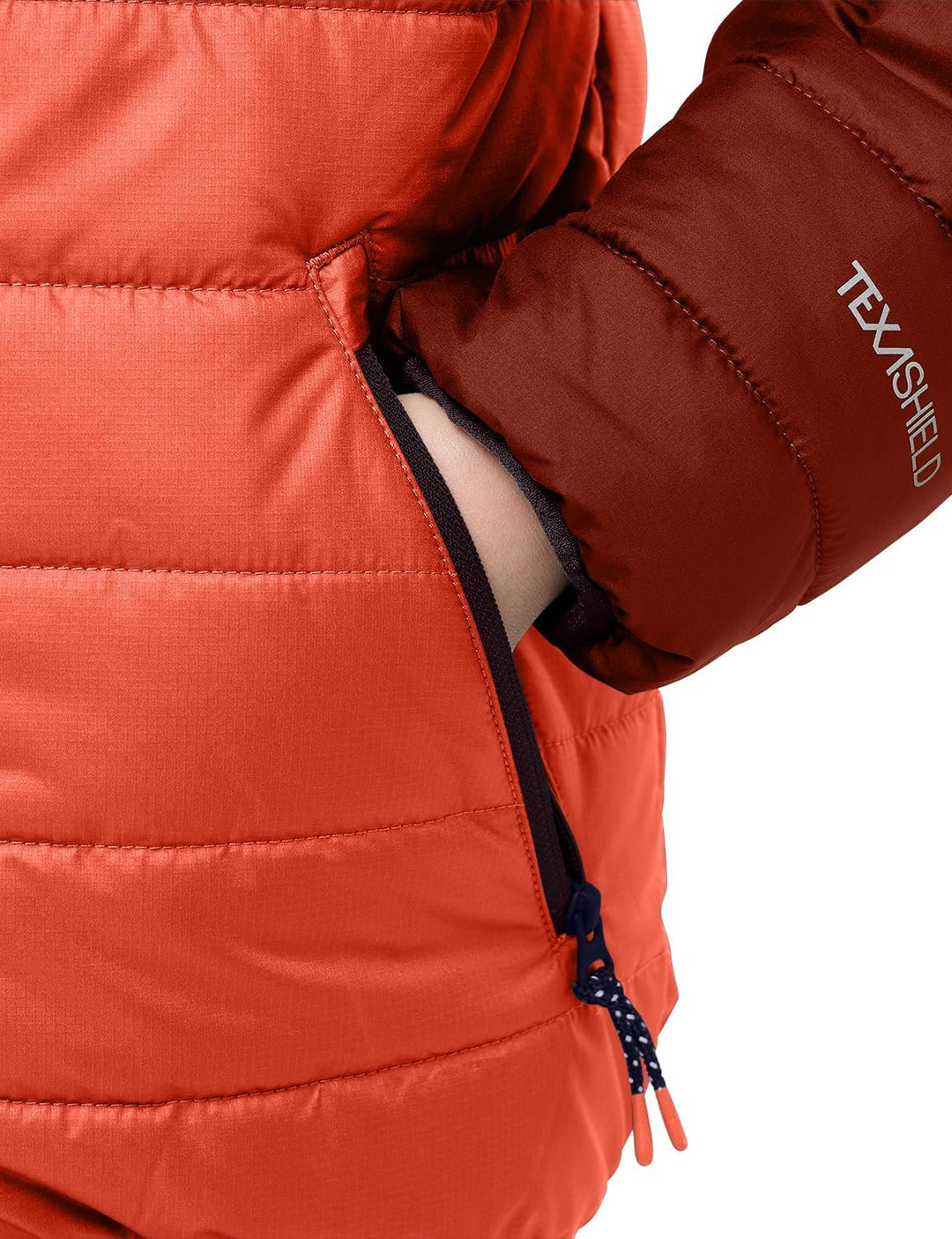 Jack Wolfskin Unisex Kinder Zenon Jacket K Jacket 116 coral orange, 116 coral orange