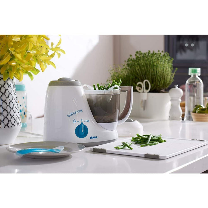 BÉABA - Babycook Original - Babynahrungszubereiter - 4 in 1: Pürieren, Erwärmen, Dampfgaren, Auftaue