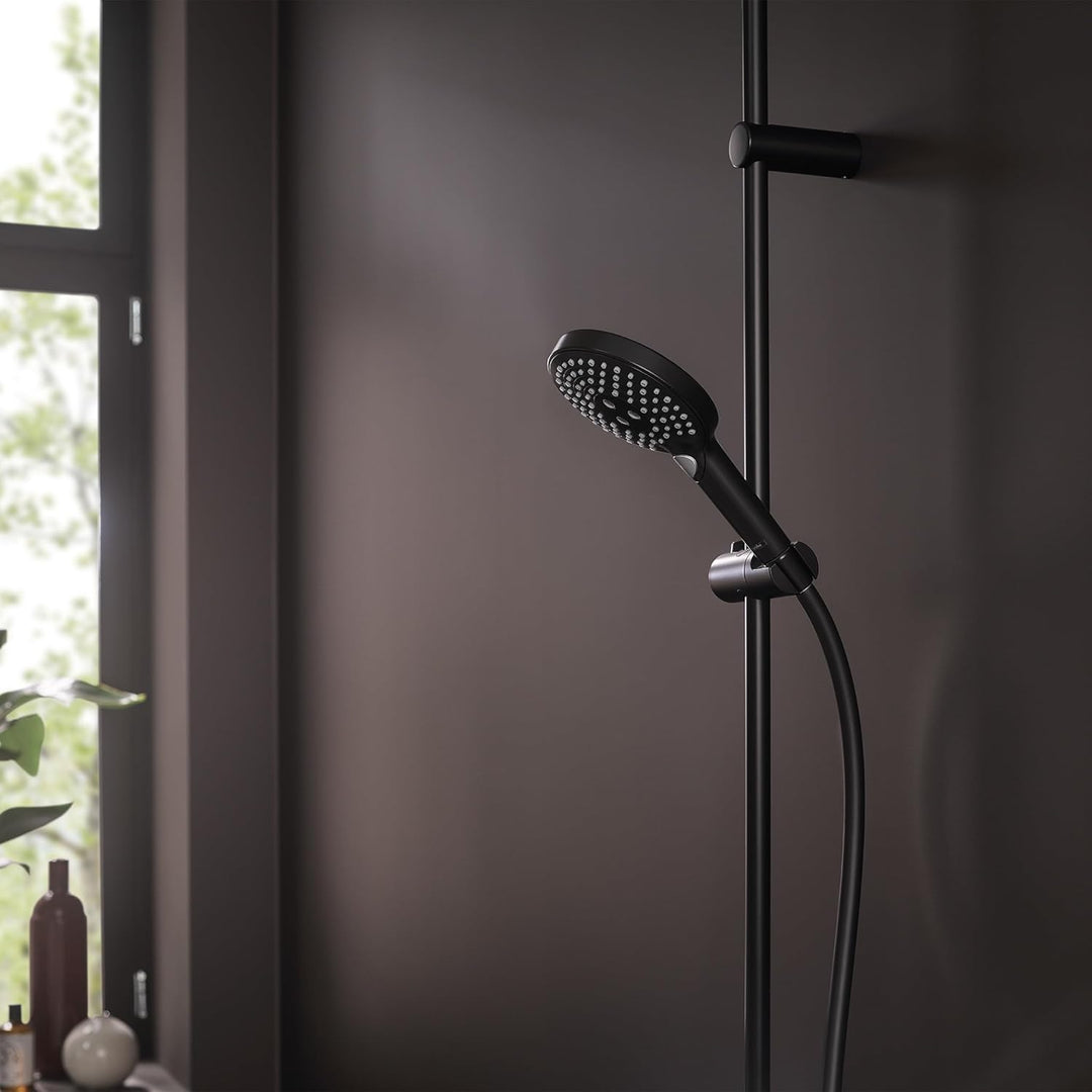 hansgrohe Raindance Select S - wassersparender Duschkopf 5,7 l/min (EcoSmart+), Handbrause mit 3 Str