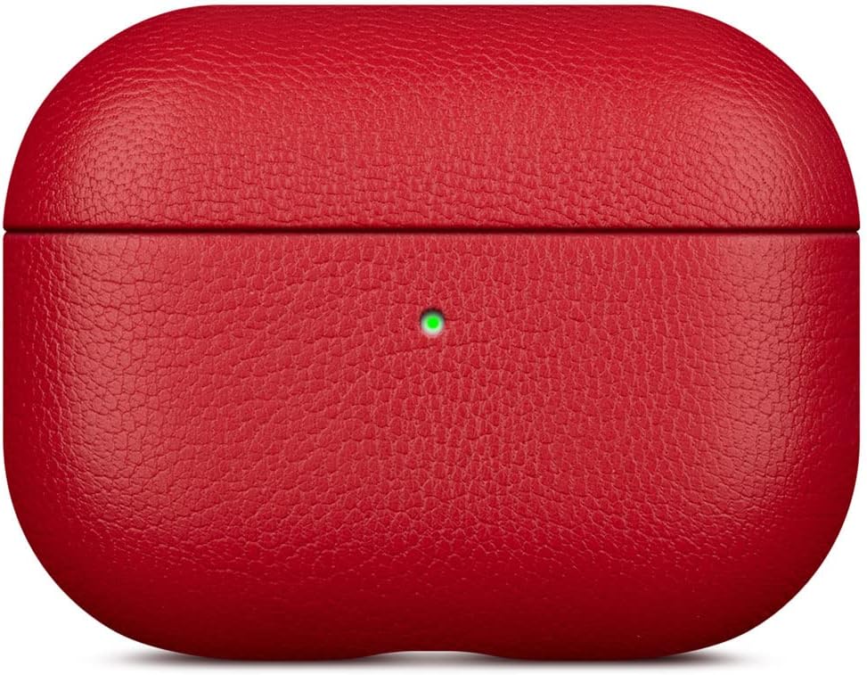 Haobobro [Lambskin Series] AirPods Pro 2. Generation Hülle 2022 - AirPods Pro 2 Leder Case - AirPods