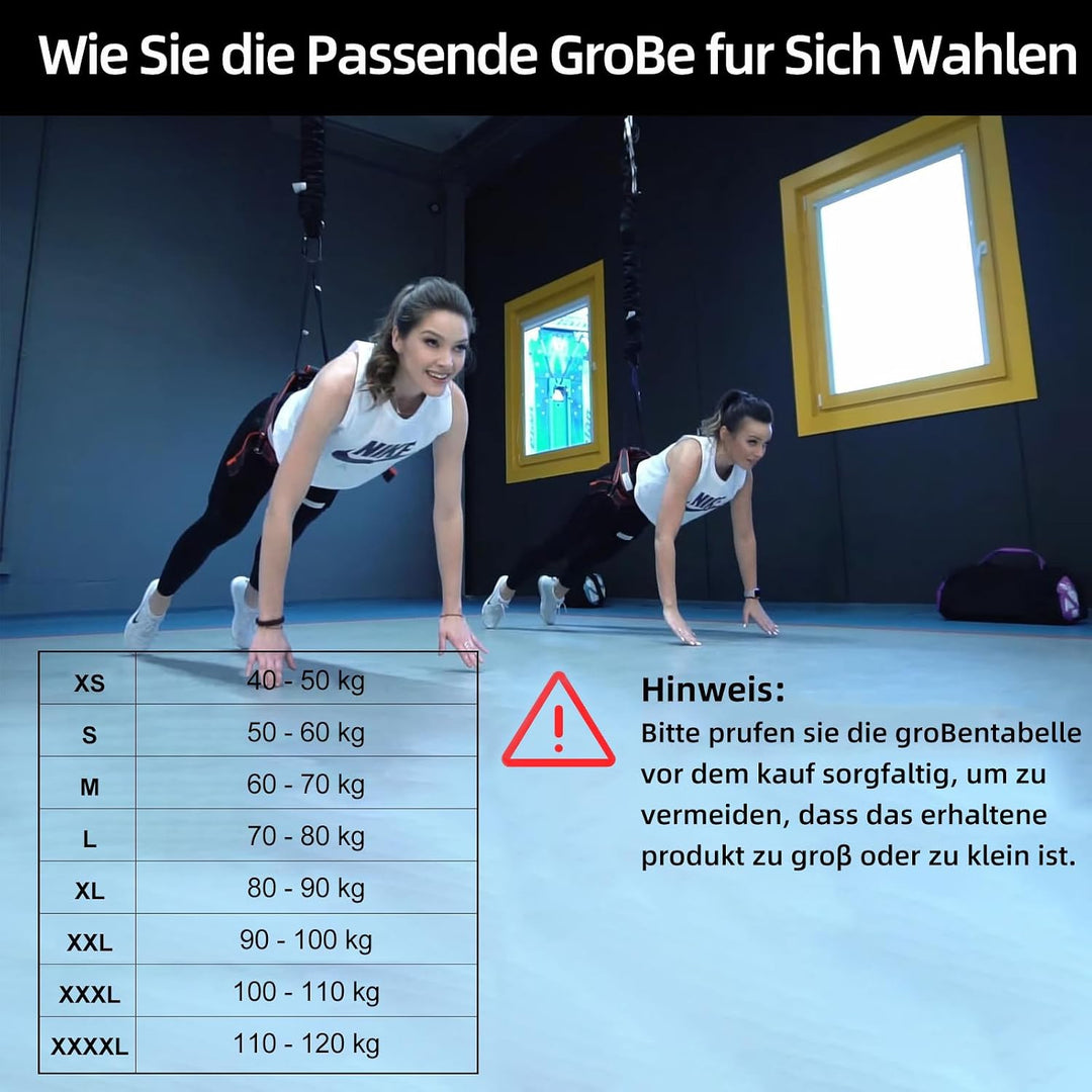 PRIOR FITNESS Bungee-Fitnessgeräte-Set, schweres Bungee-Widerstandsband, elastisches Tanz-Bungee-Sei