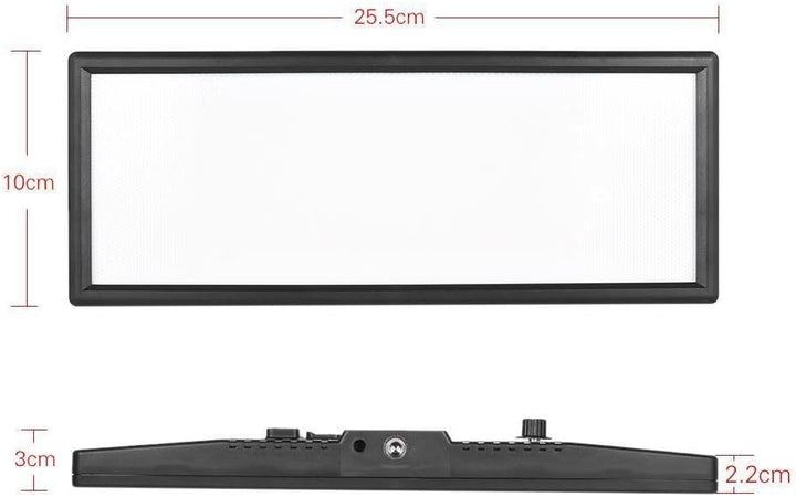 VILTROX L132T 3300K~5600K LED Videoleuchte Dimmable Panel Licht LED für DSLR Kamera mit NP-F550 Akku