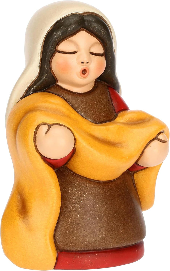 THUN, Hochwertige rote Stoffe aus Keramik, Klassische Krippensammlung, Weihnachtskrippenfiguren zum