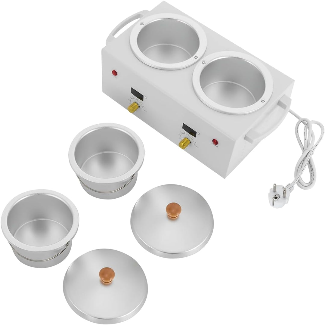 DSYOGX Doppeltopf-Wachserhitzer, 100W Elektrische Wachserhitzungsmaschine Professionelle Doppel Wach