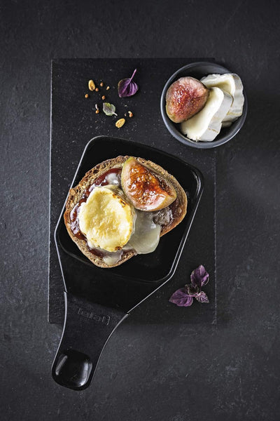 Tefal Raclette Gourmet RE610D | Raclette und Tischgrill | 8 Personen | Extra tiefe Pfännchen | Antih