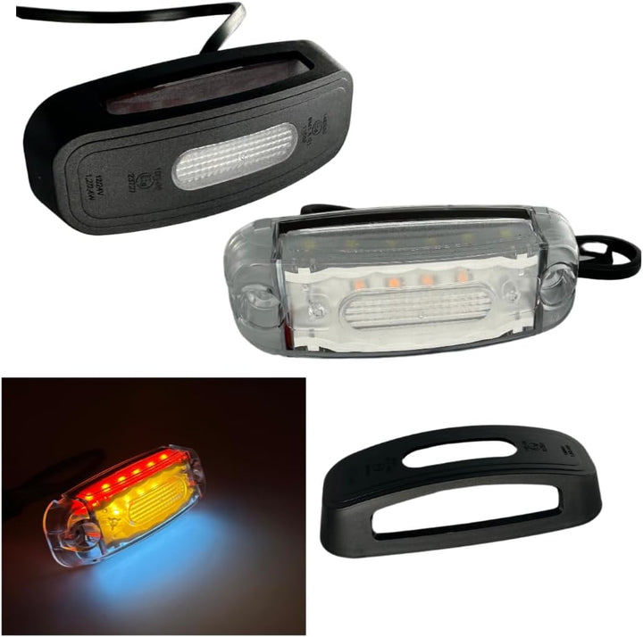 Web Truck 2 x LED Umrissleuchte Begrenzungsleuchte Positionsleuchte 12-24V, 3 Farben: weiss, rot, or