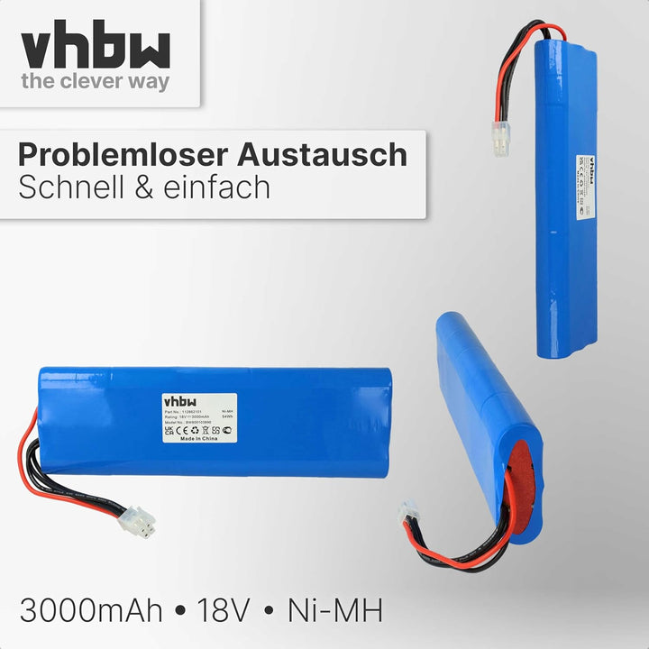 vhbw 2X Akku kompatibel mit Husqvarna Automower 220AC, G2 2004-2006, 230ACX, Solar Hybrid, 210C, 260