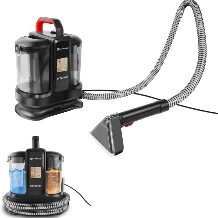 Waschsauger Teppichreiniger, 450W 15kPa Polsterreiniger Gerät 1,2+0,6L, Carpet Cleaner Auto Sofa Rei