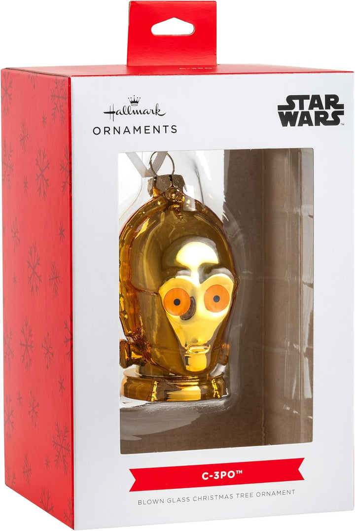 Hallmark C-3PO Glas Ornament Star Wars Baumschmuck Glas Hängende Ornament Weihnachten Hängende Ornam
