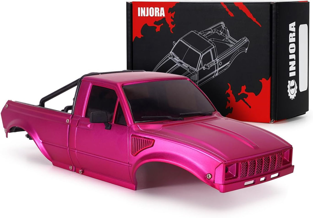 INJORA IR60-24 Pickup Hardbody Schale Karosserie mit Bettrahmen für 1/24 RC Crawler Axial SCX24 C10