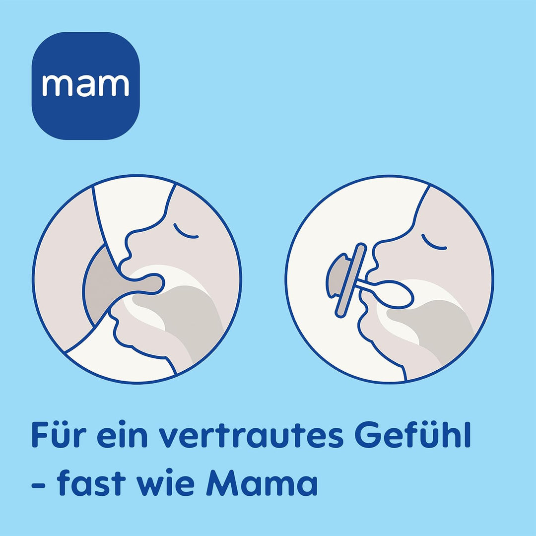 MAM Original Schnuller im 2er-Set, zahnfreundlicher Baby Schnuller aus nachhaltigen &amp; bio-erneuerbar