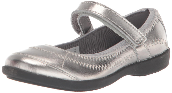 Hush Puppies Unisex-Kinder Reese Mary Jane Schuh 30.5 EU Zinnfarben, 30.5 EU Zinnfarben