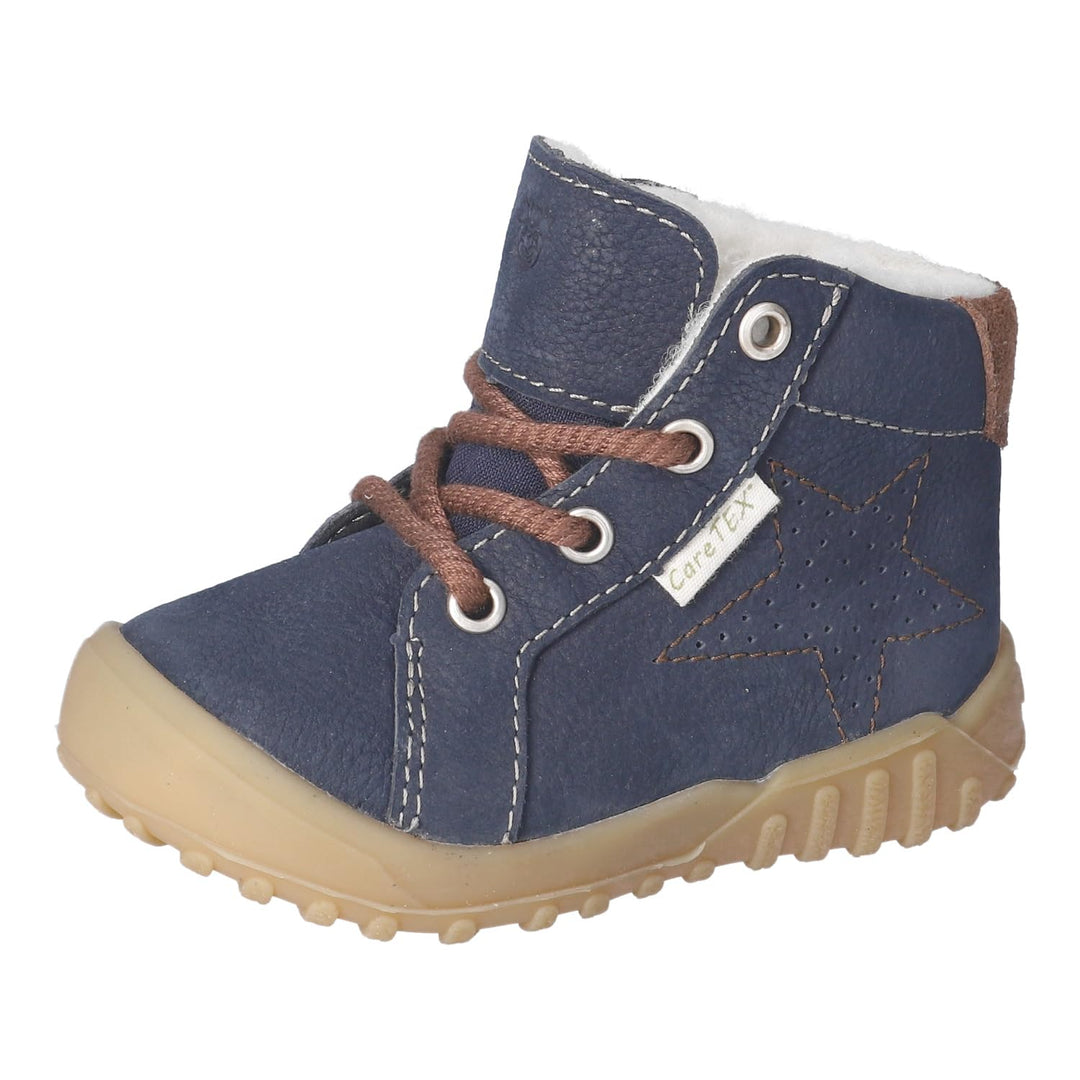 RICOSTA Mädchen und Jungen Lauflernschuhe Denny, WMS:Weit,CareTEX,terracare 20 EU Weit See Braun 180