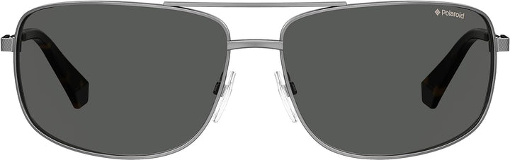 Polaroid Unisex Sonnenbrille 63 Dark Ruthenium, 63 Dark Ruthenium