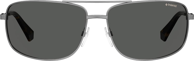 Polaroid Unisex Sonnenbrille 63 Dark Ruthenium, 63 Dark Ruthenium