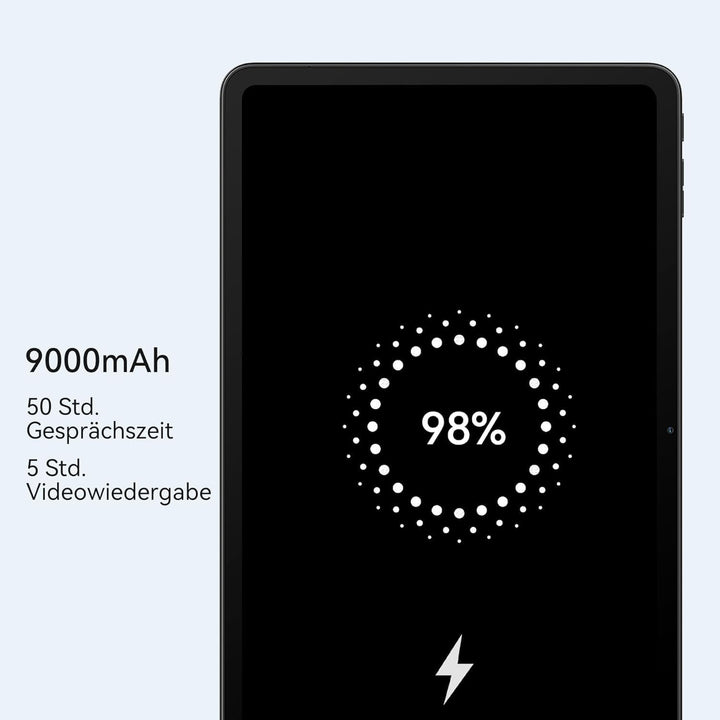 Blackview Mega2 Android 15 Tablet 12 Zoll mit Tastatur, 24GB RAM+256GB ROM, 2K FHD Grosses Display G