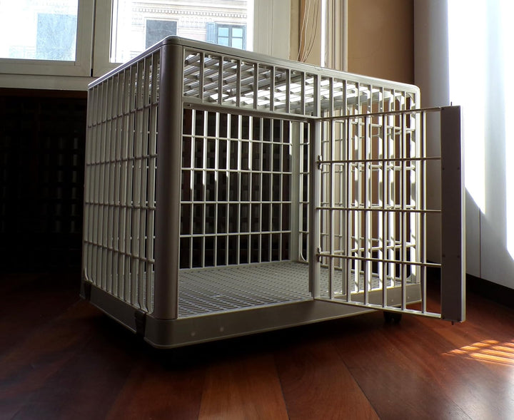 Lanco – Premium-Haustierkäfig für Hunde und Katzen. Kunststoff: widerstandsfähig und waschbar ohne K