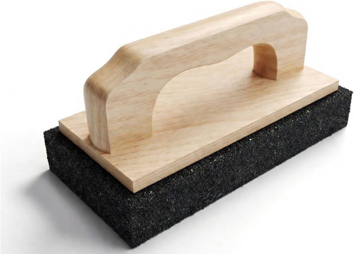 Zische Rutscher Schleifstein mit Griff, 200 x 100 x 30 mm, Siliciumcarbid, Körnung FEPA 30, für Beto