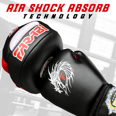 Farabi Sports pratzen Boxen Echtes Leder Air Boxen Mitts MMA Muay Thai Punching Kickboxen handpratze