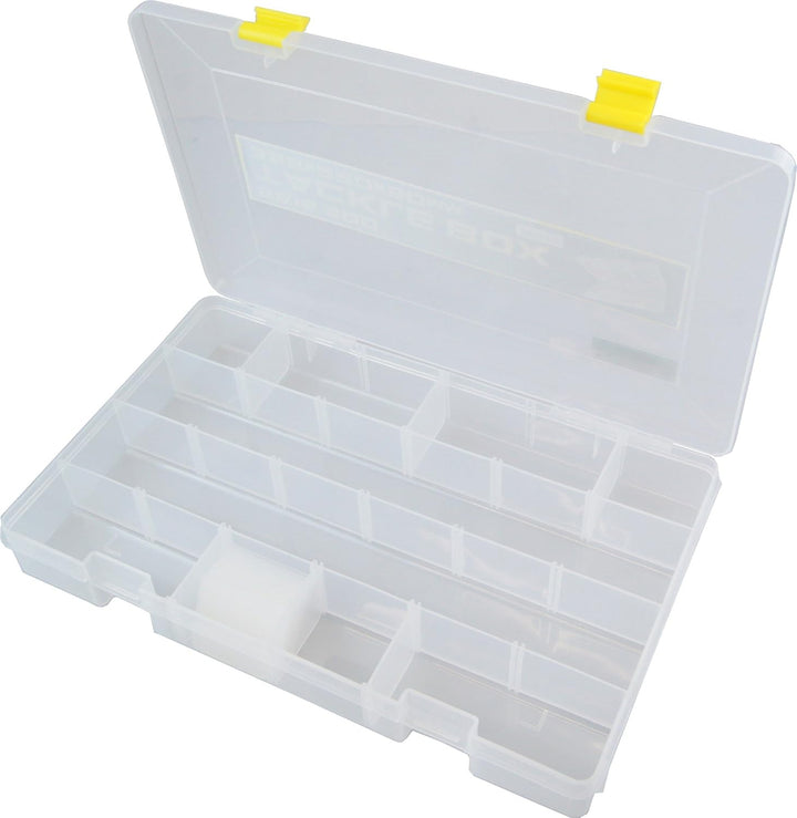 Spro Tackle Box 35x22x5cm - Tacklebox für Gummiköder & Wobbler, Angelbox für Gummifische & Blinker,