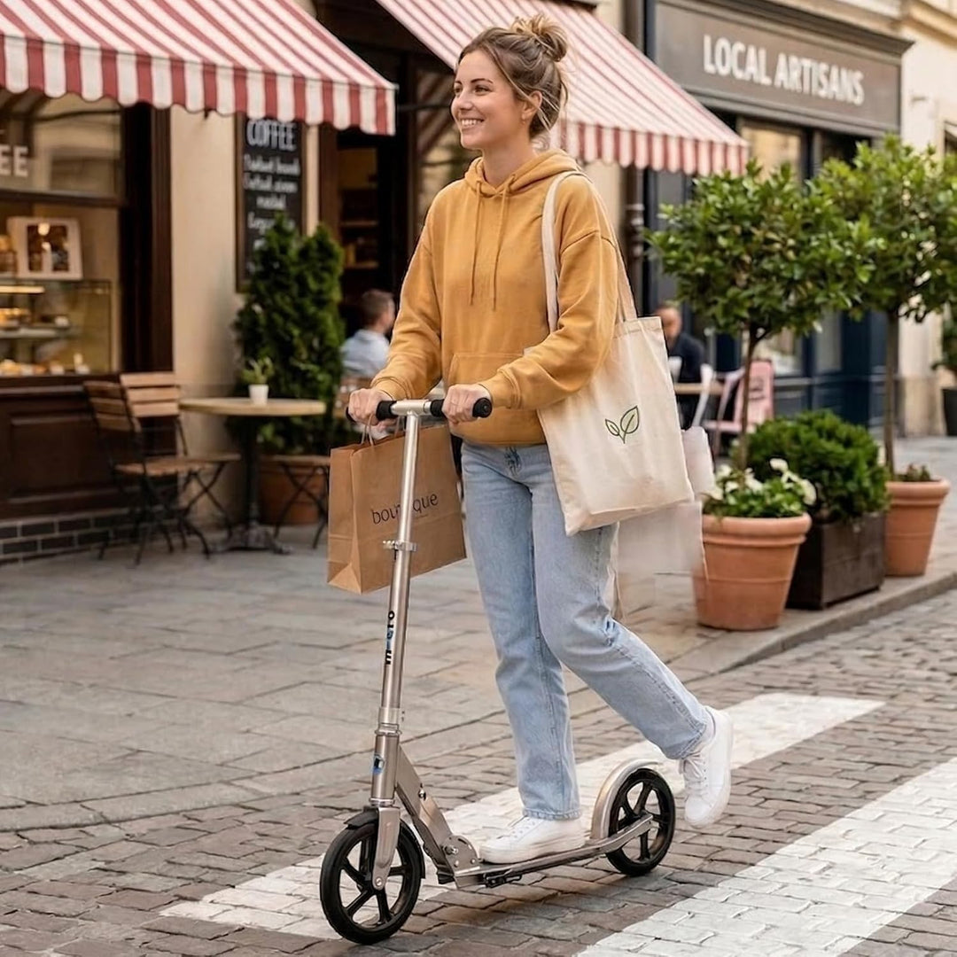 200mm Scooter Rollen, 2 Stück Scooter Ersatzräder ScooterRäder Ersatzreifen mit ABEC-7 Kugellager, C