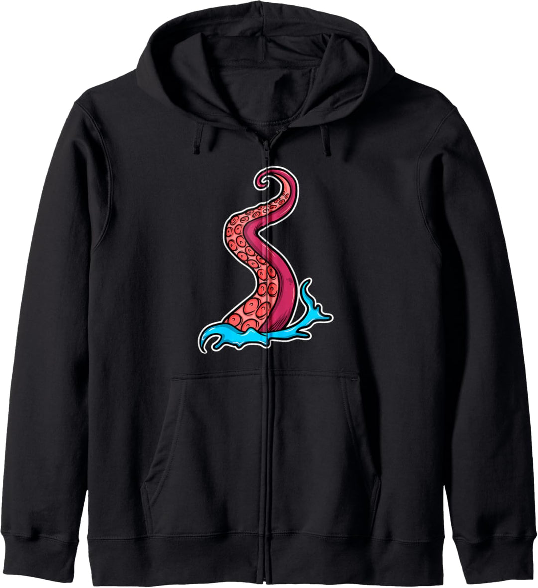 Oktopus Sea Monster Kraken Red Tentakel Fans von Oktopussen Kapuzenjacke