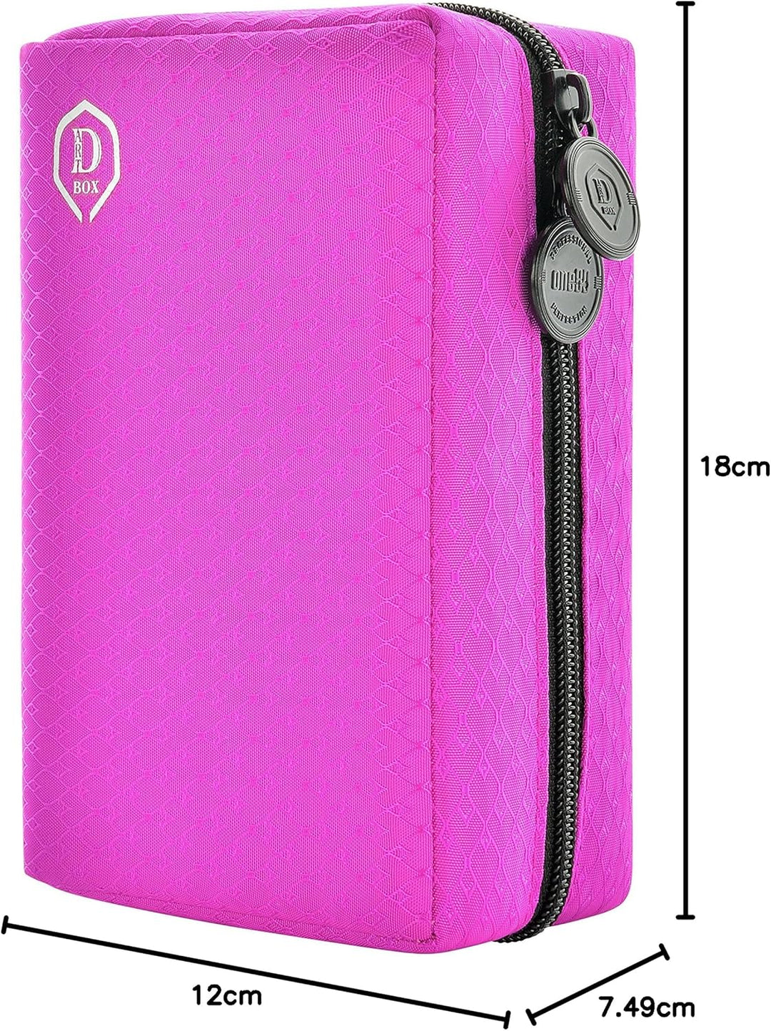 ONE80 Double Darttasche für Darts Dart Wallet Dart Cases Pink, Pink