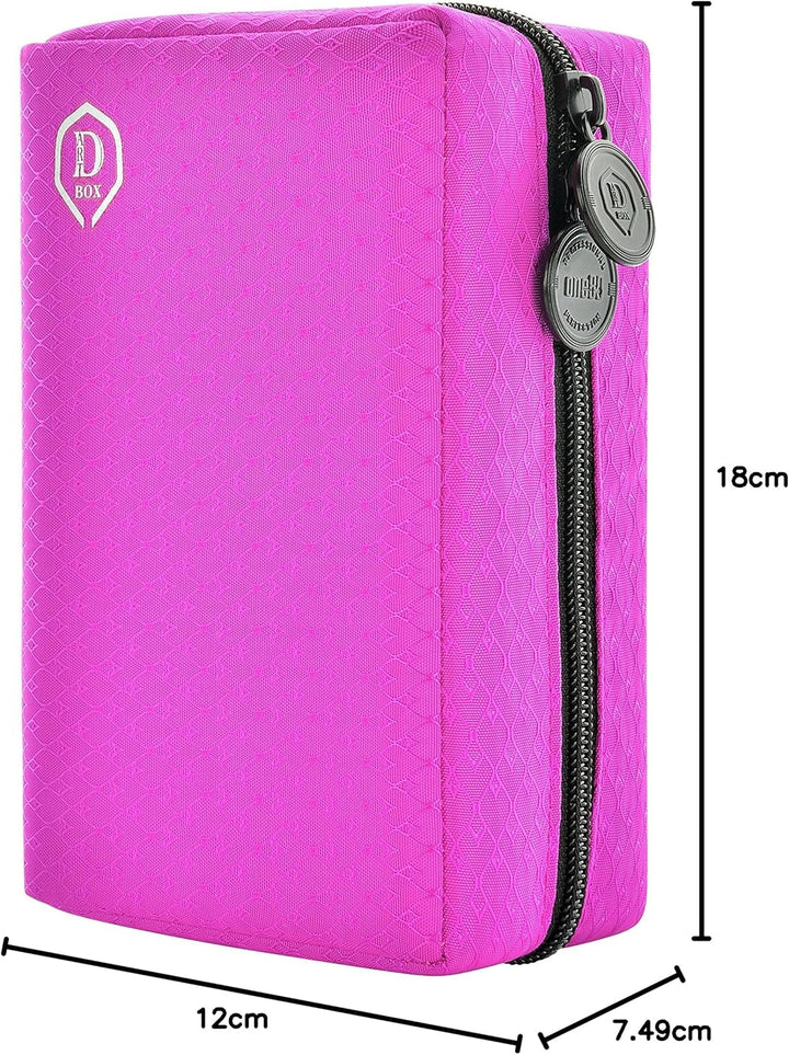 ONE80 Double Darttasche für Darts Dart Wallet Dart Cases Pink, Pink