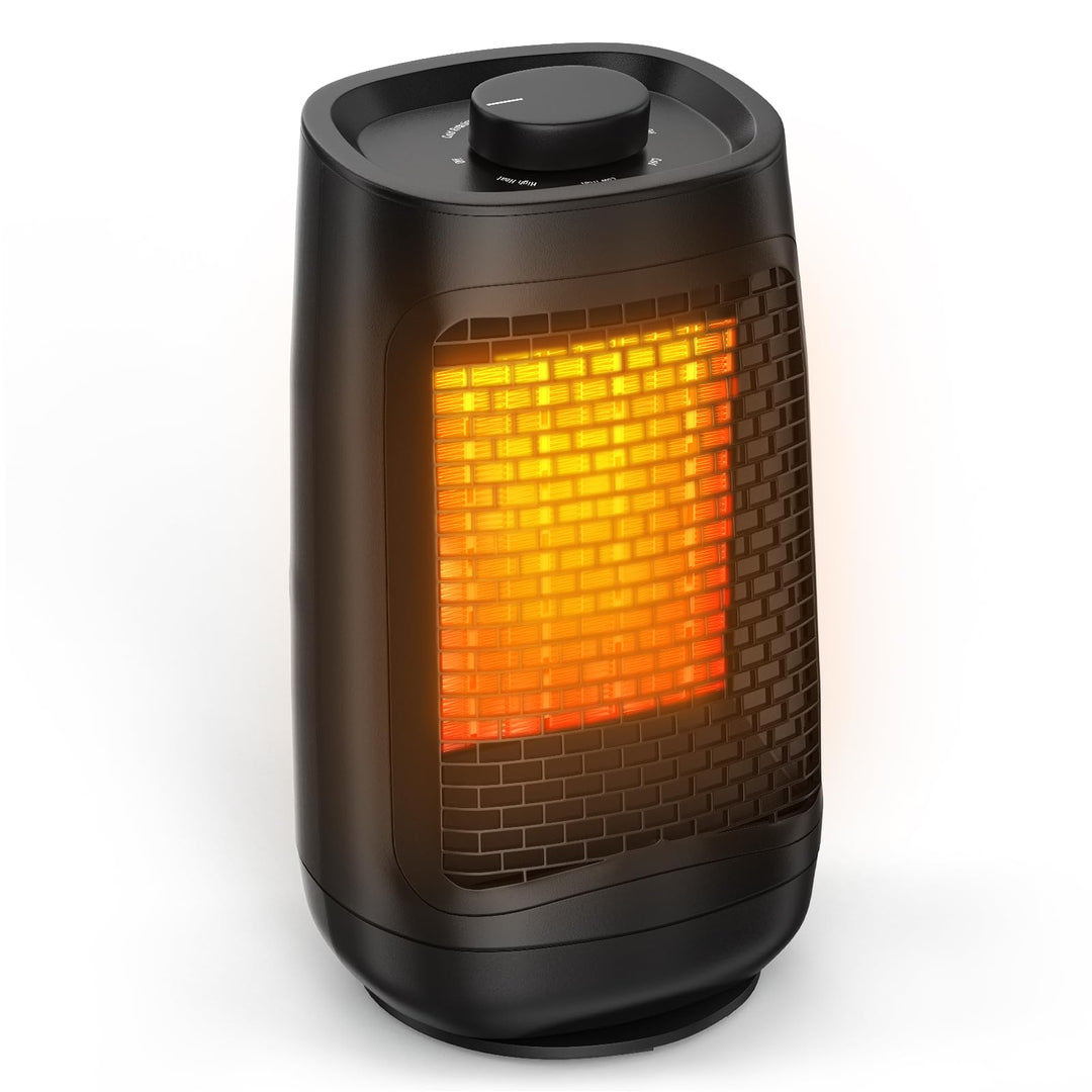 GARDTECH Fan Heizgerät, 1500W Schnellheizraumheizung mit Schwenkfunktion, energiesparender Heizkörpe