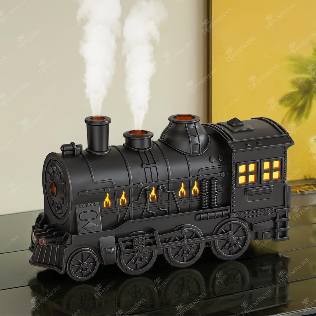 Diffuserlove Luftbefeuchter Zug Diffusor 300ML Kaltnebel Luftbefeuchter Aroma öl Diffuser Humidifier